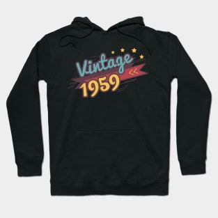 60th Birthday Gift - 1959 Vintage Retro T-Shirt Hoodie